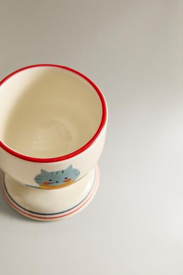 COQUETIER PORCELAINE CHAT X THE ANIMALS OBSERVATORY - Multicolore de Zara - Image 2