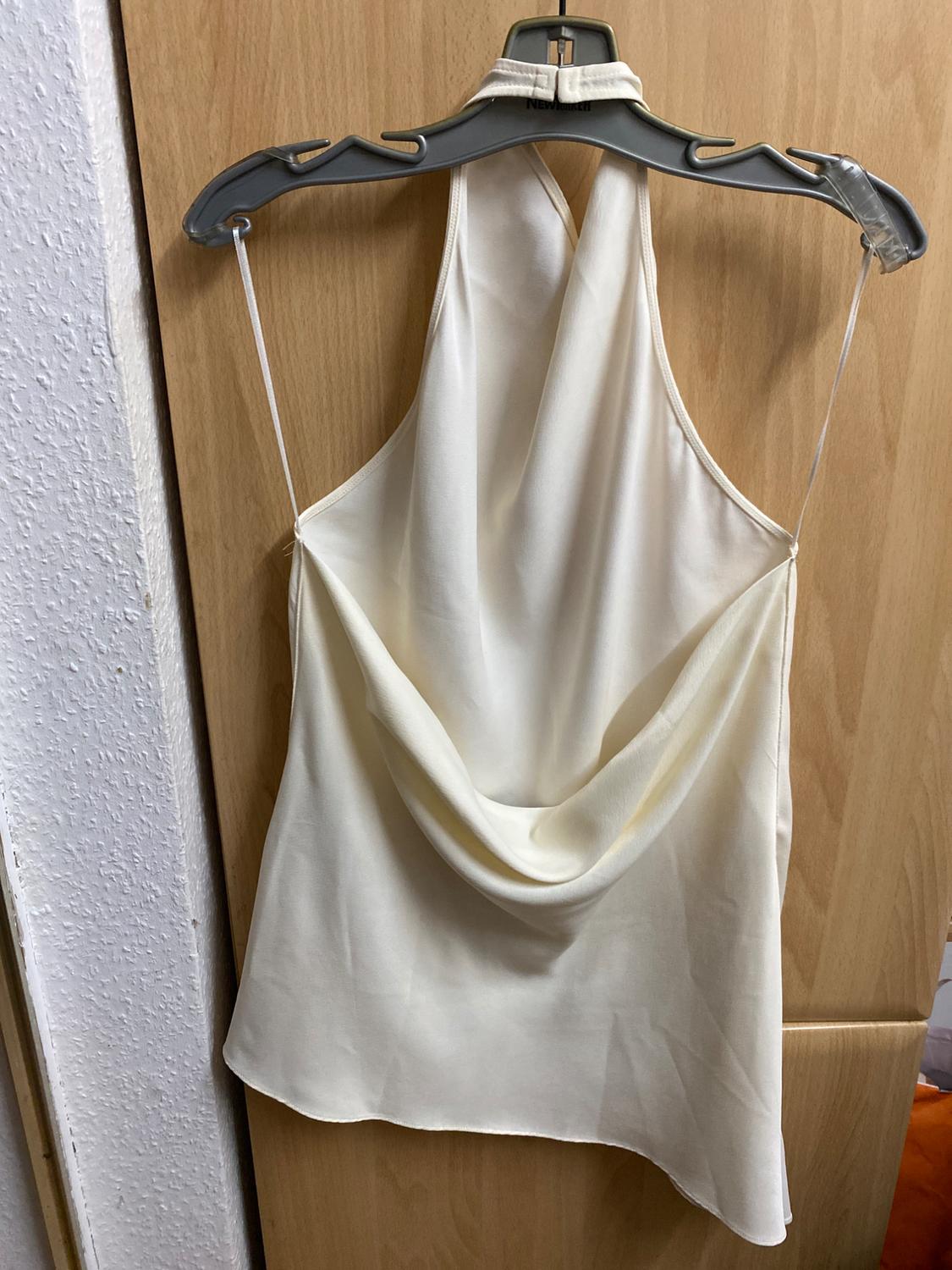 ZW COLLECTION SATIN HALTER TOP - Image 3