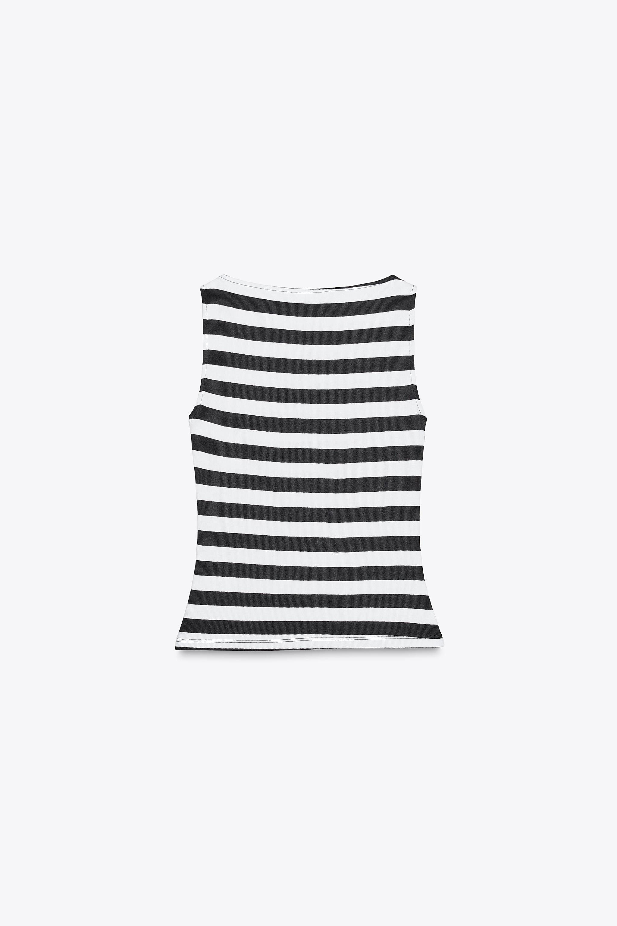リブトップス - ホワイト | ZARA Japan / 日本