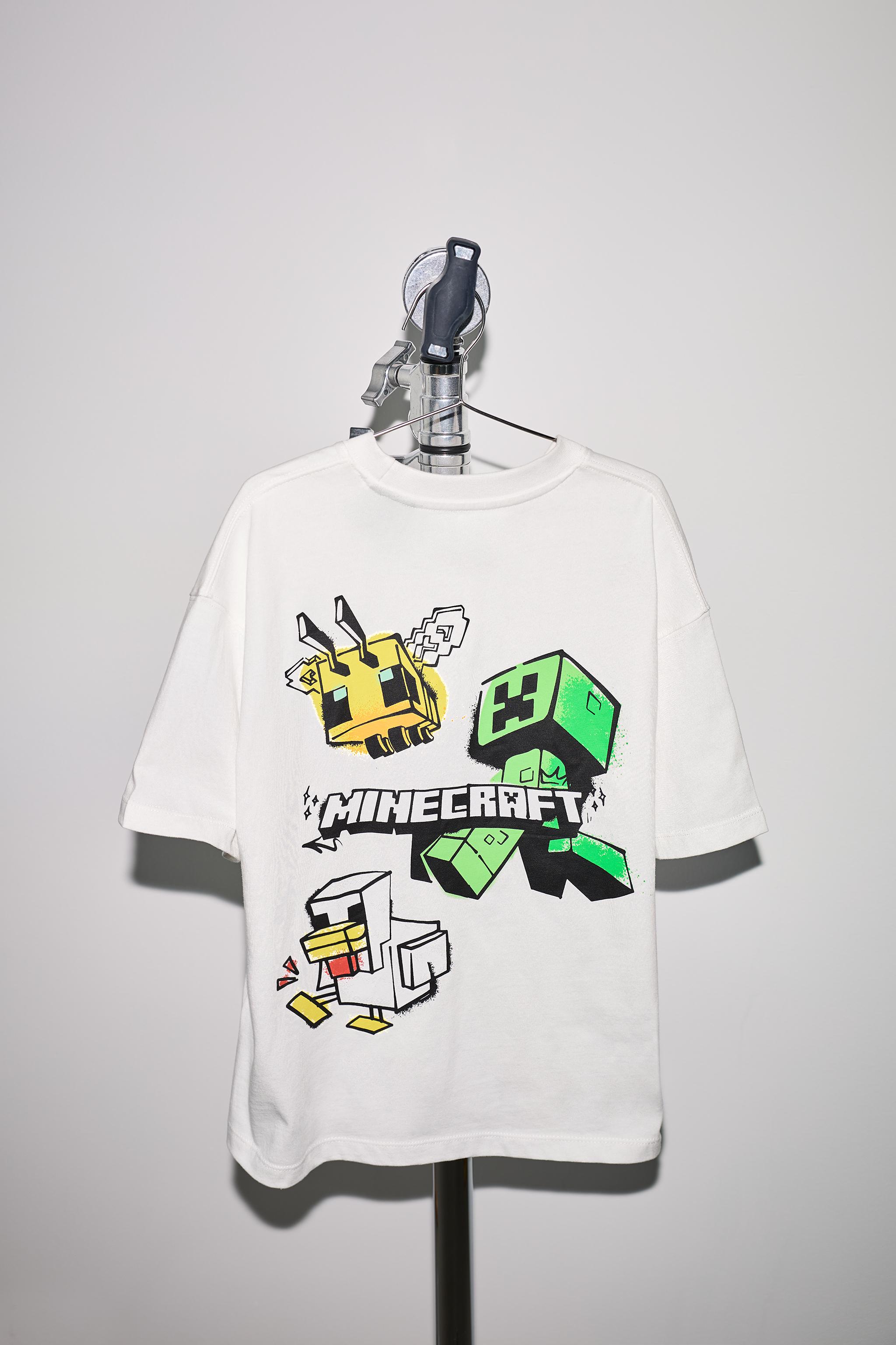 MINECRAFT © MOJANG AB. T-SHIRT — White