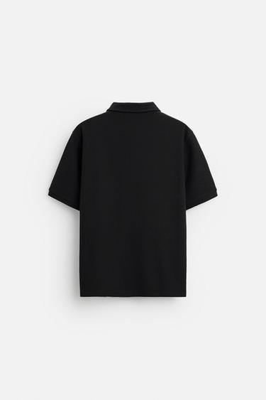 POLO STRUCTURÉ - Noir de Zara - Image 6