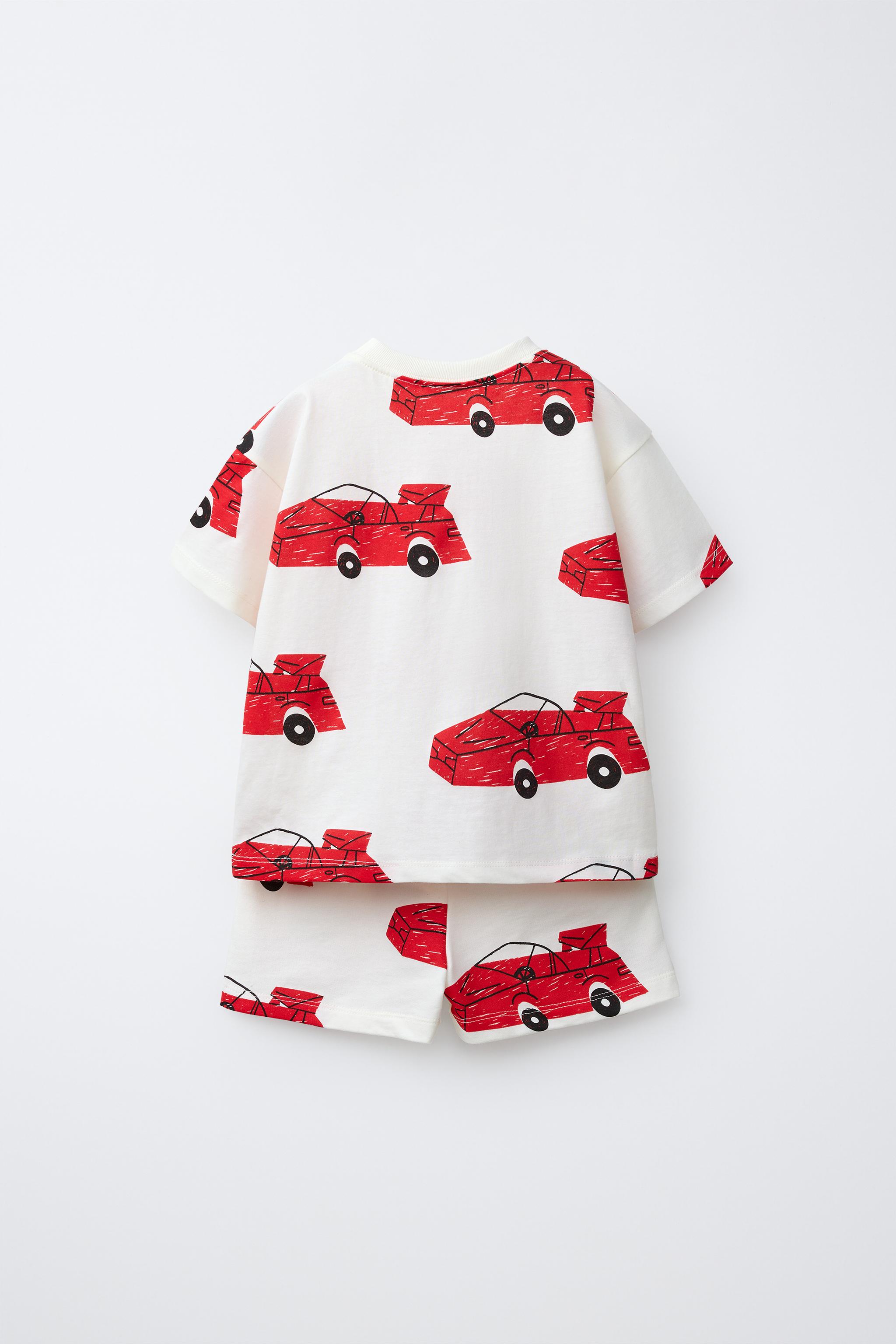 T-SHIRT AND CAR SHORTS SET