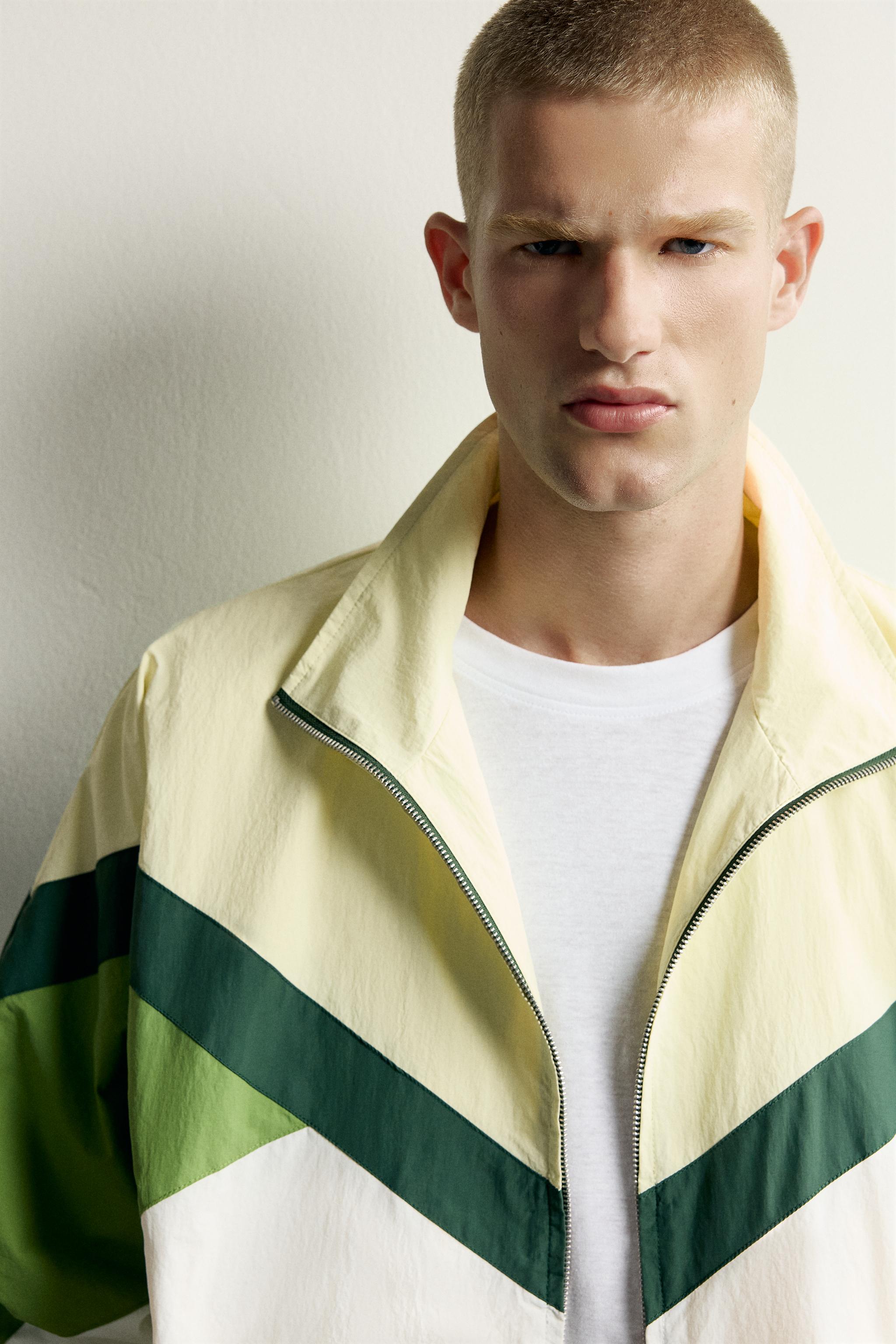 Мужские куртки Zara COLOR BLOCK TECHNICAL JACKET — фото 6