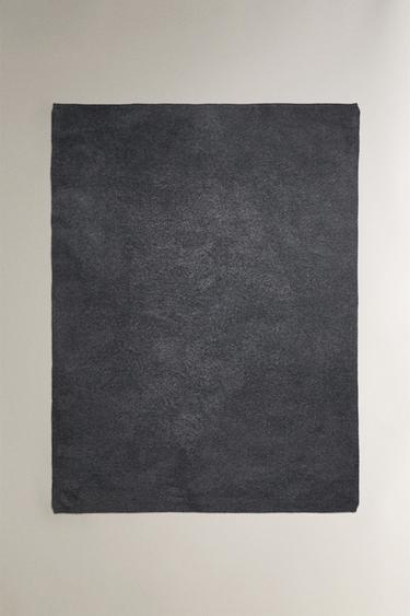 KNIT THROW - Blue by Zara