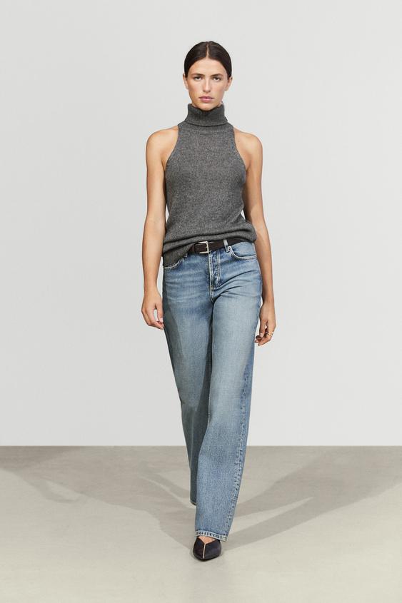 Zara Halter neck knit top - 205 - Image 0