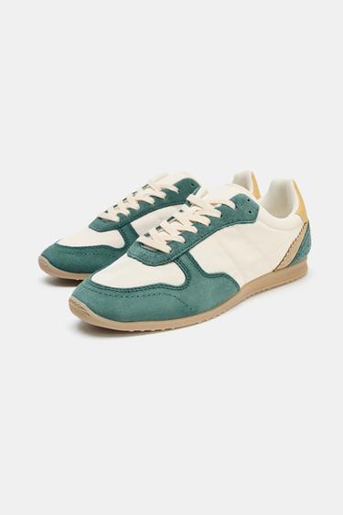 COLOUR BLOCK RUNNING TRAINERS - Multicoloured by Zara - Image 4