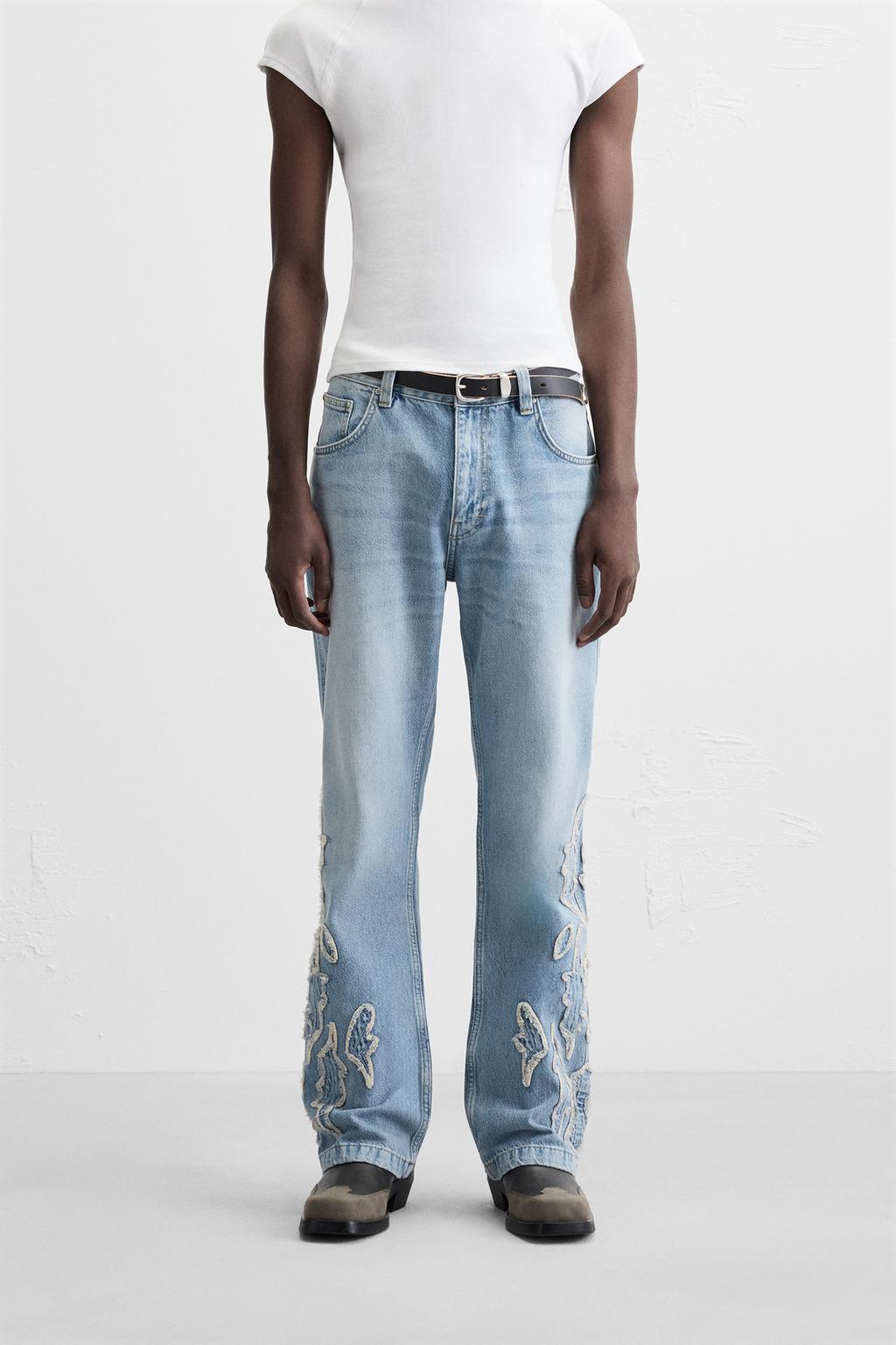 PATCH BELL BOTTOM JEANS