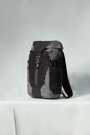 SAC À DOS TECHNIQUE DÉTAILS CUIR AARON LEVINE X ZARA - Multicolore de Zara