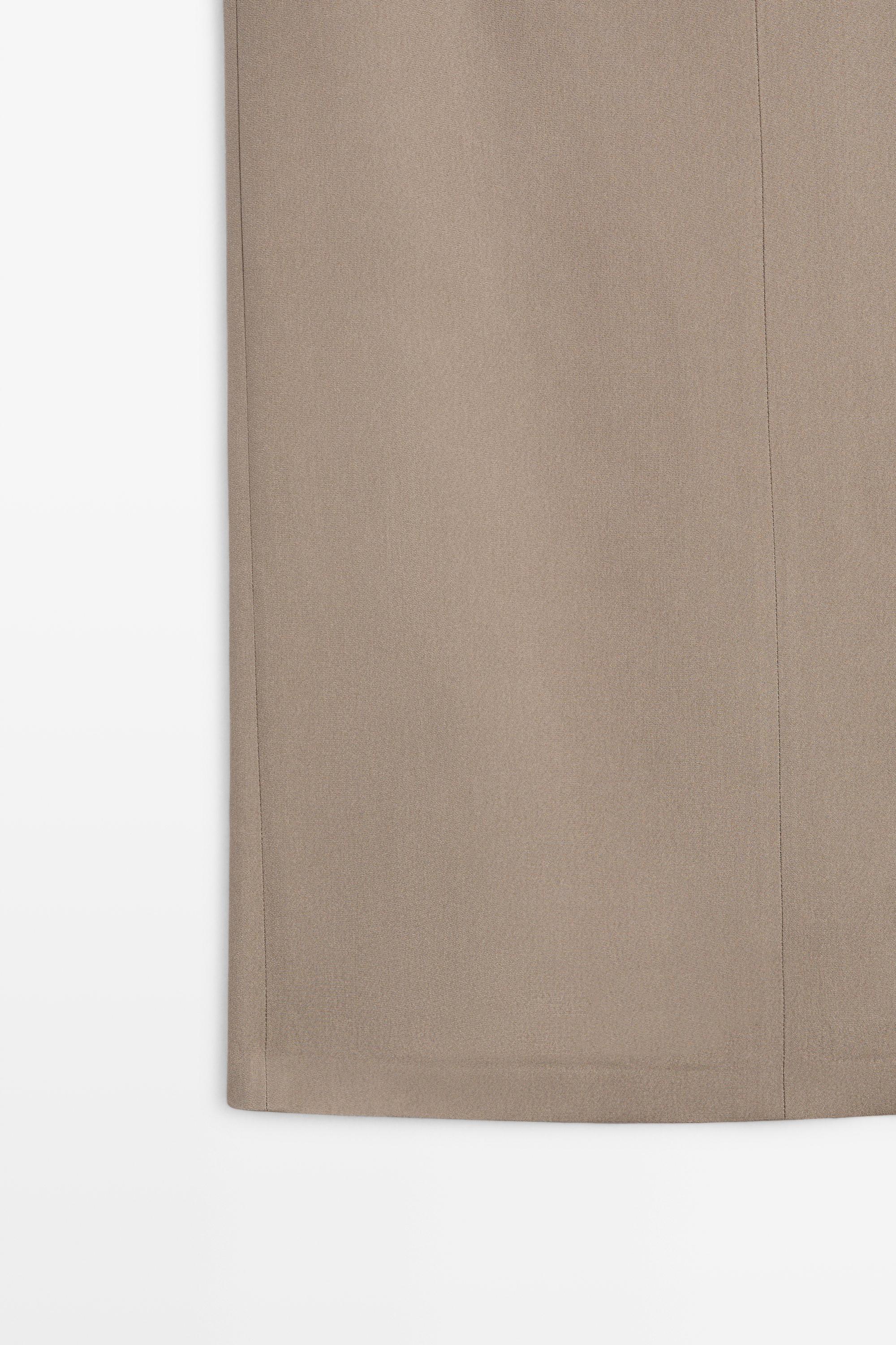Flowing straight midi skirt - STUDIO