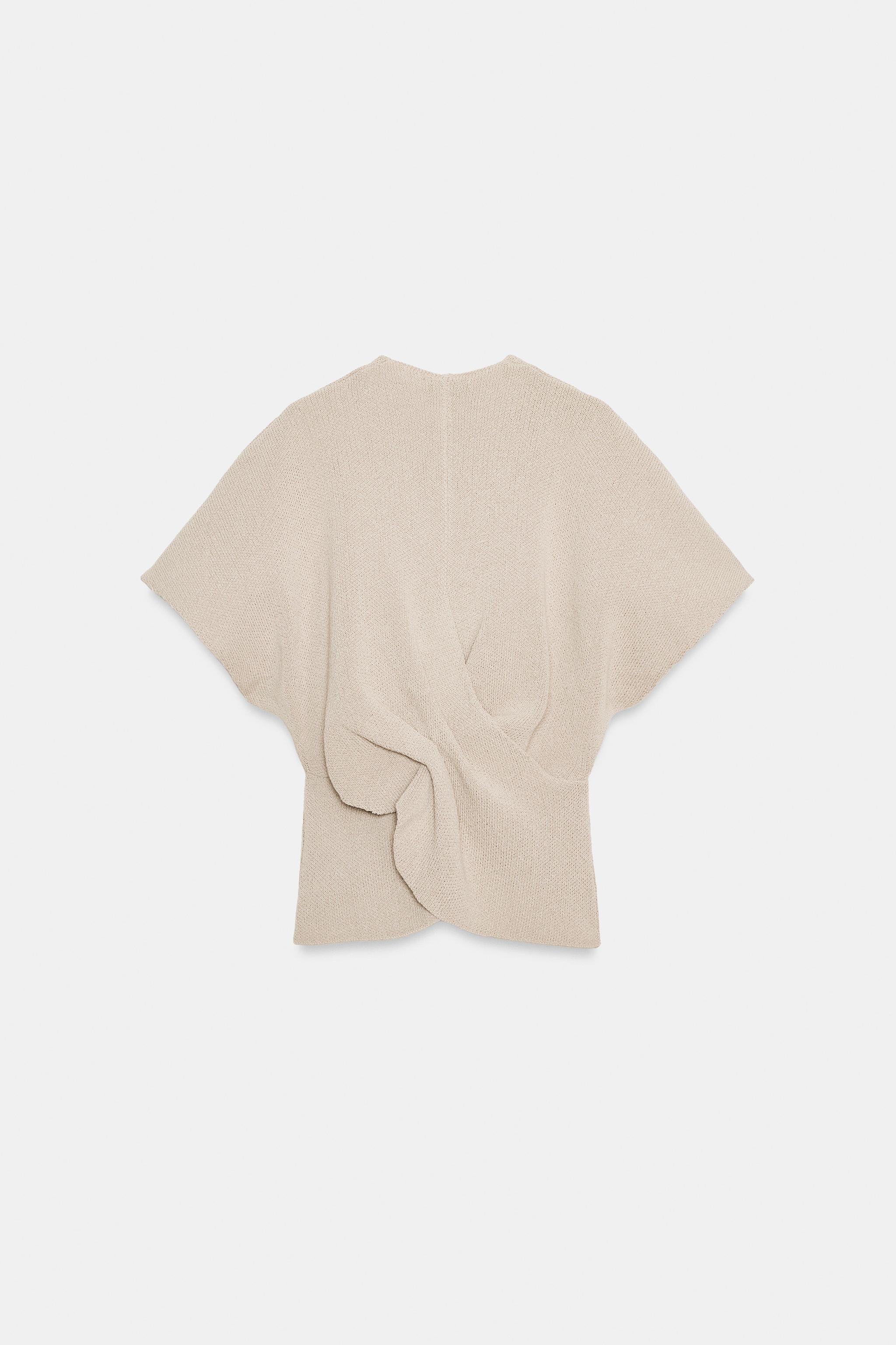 KNIT KNOTTED TOP