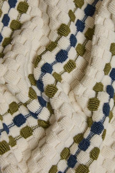 TAPIS DE BAIN GÉOMÉTRIQUE - Bleu / Vert de Zara - Image 3