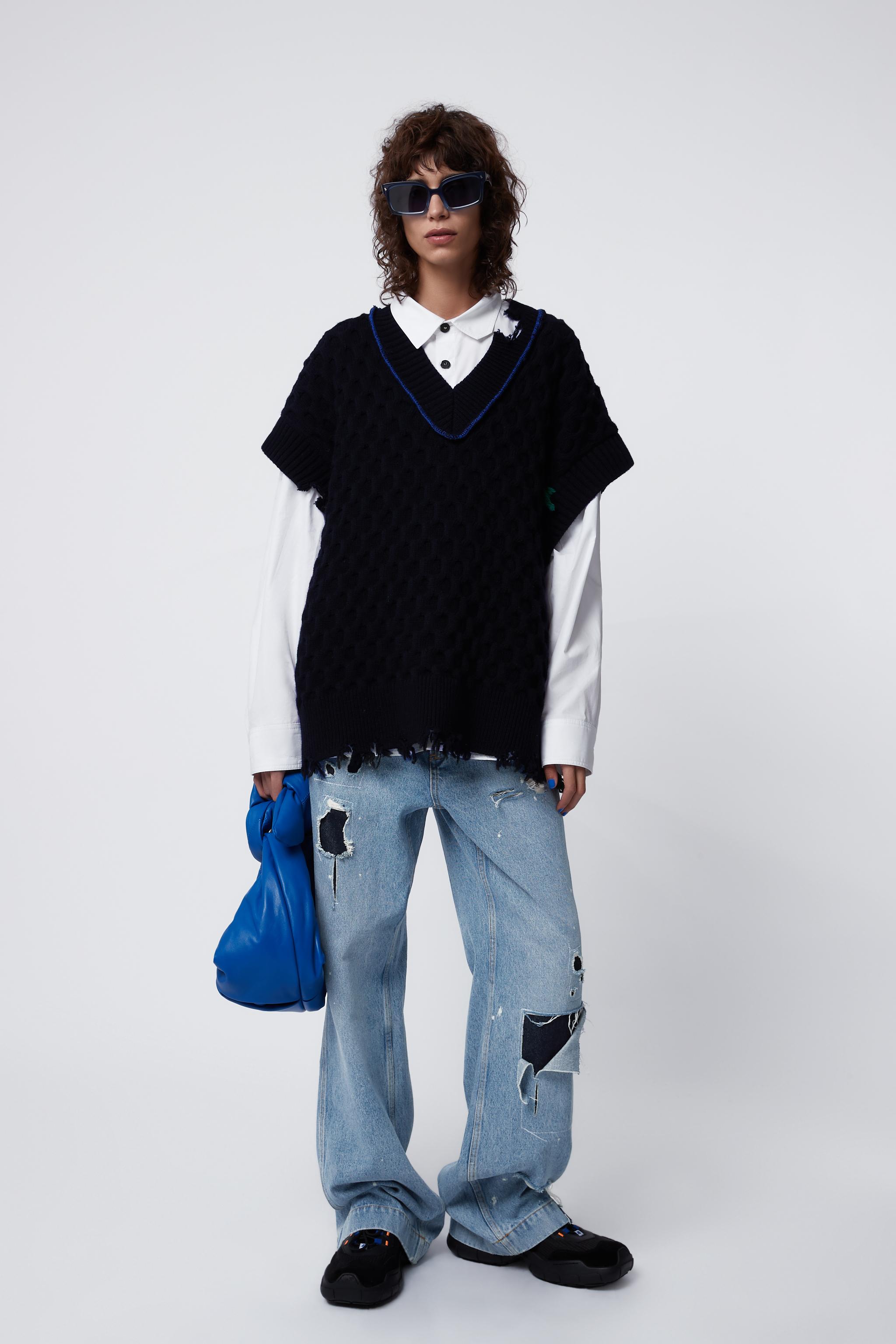 ADERERROR PATCHWORK JEANS - Blue | ZARA Spain