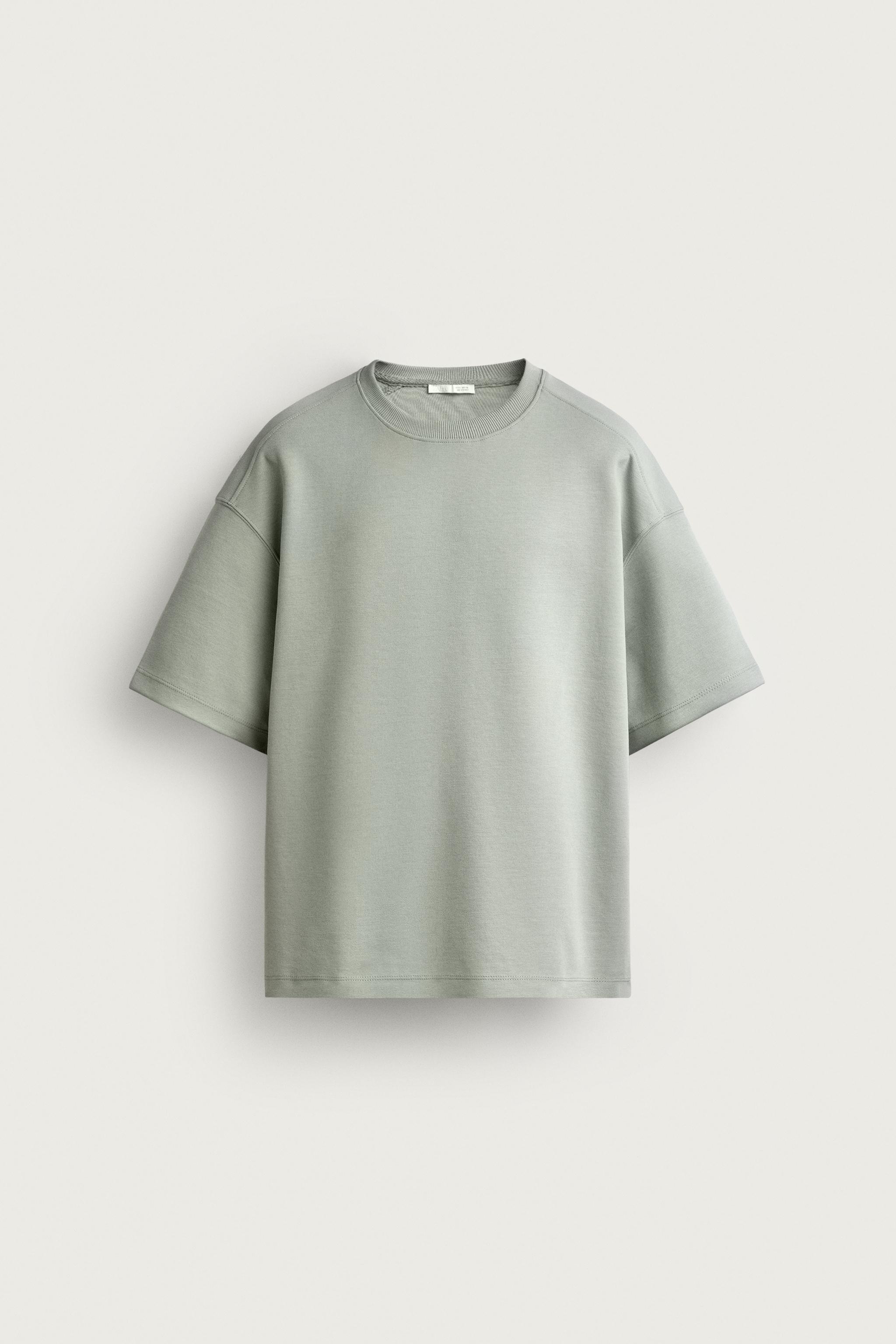 RELAXED FIT INTERLOCK SWEATSHIRT — Washed green