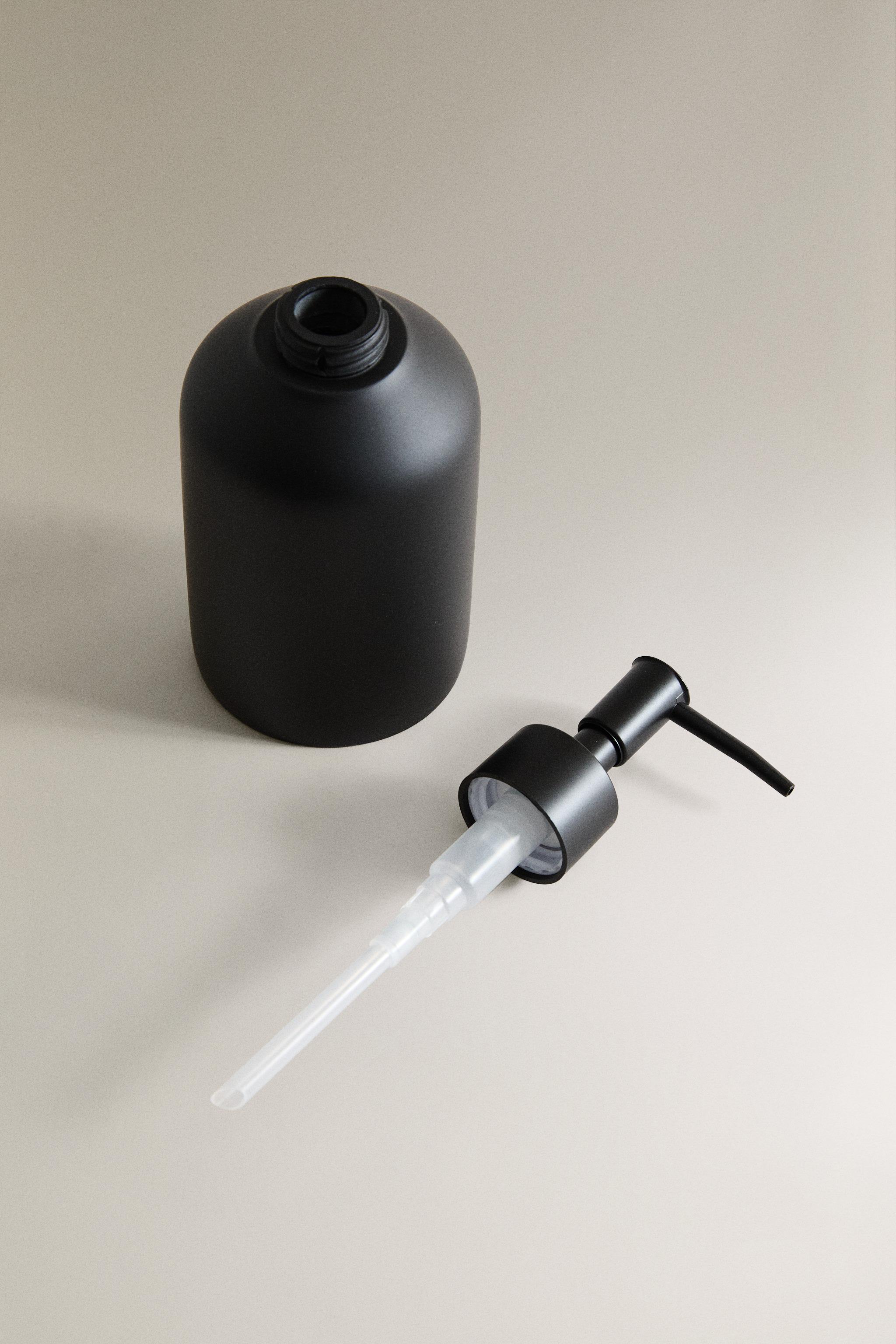 DISTRIBUTEUR SAVON RÉSINE NOIR