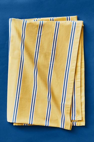 TOVAGLIA STAMPA A RIGHE - Giallo di Zara