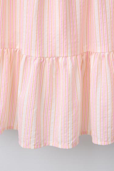 ROBE RAYURES - Orange de Zara - Image 3