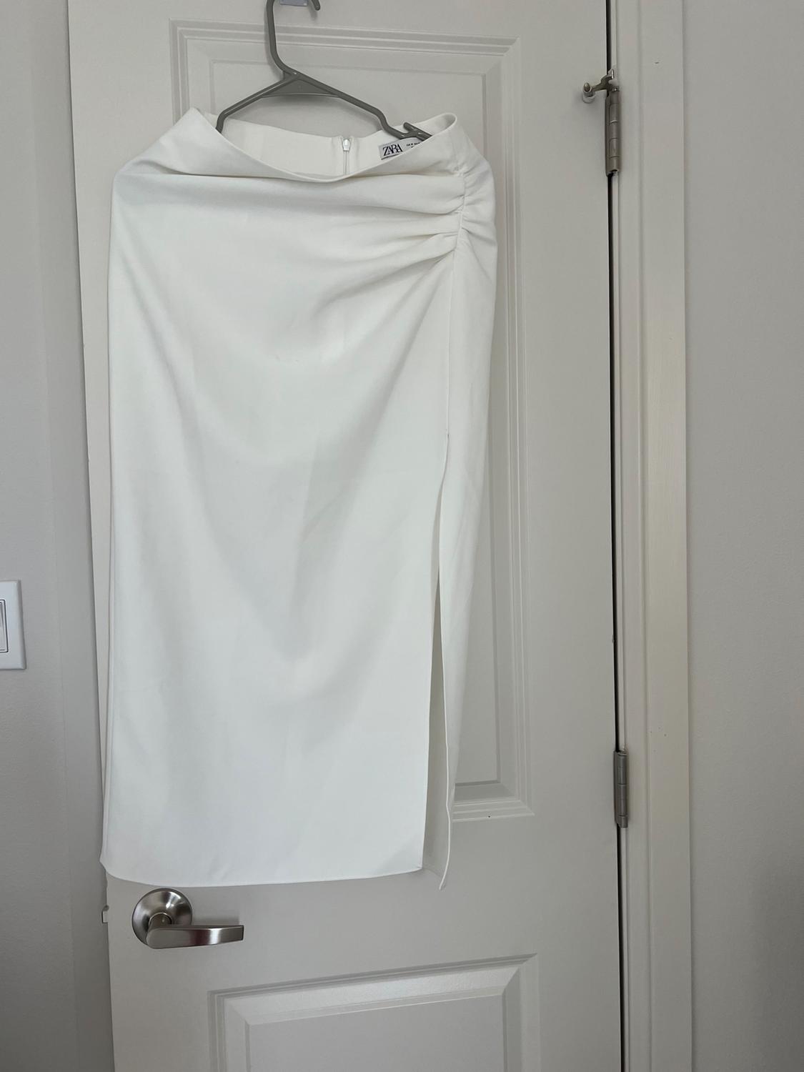 DRAPED PENCIL SKIRT