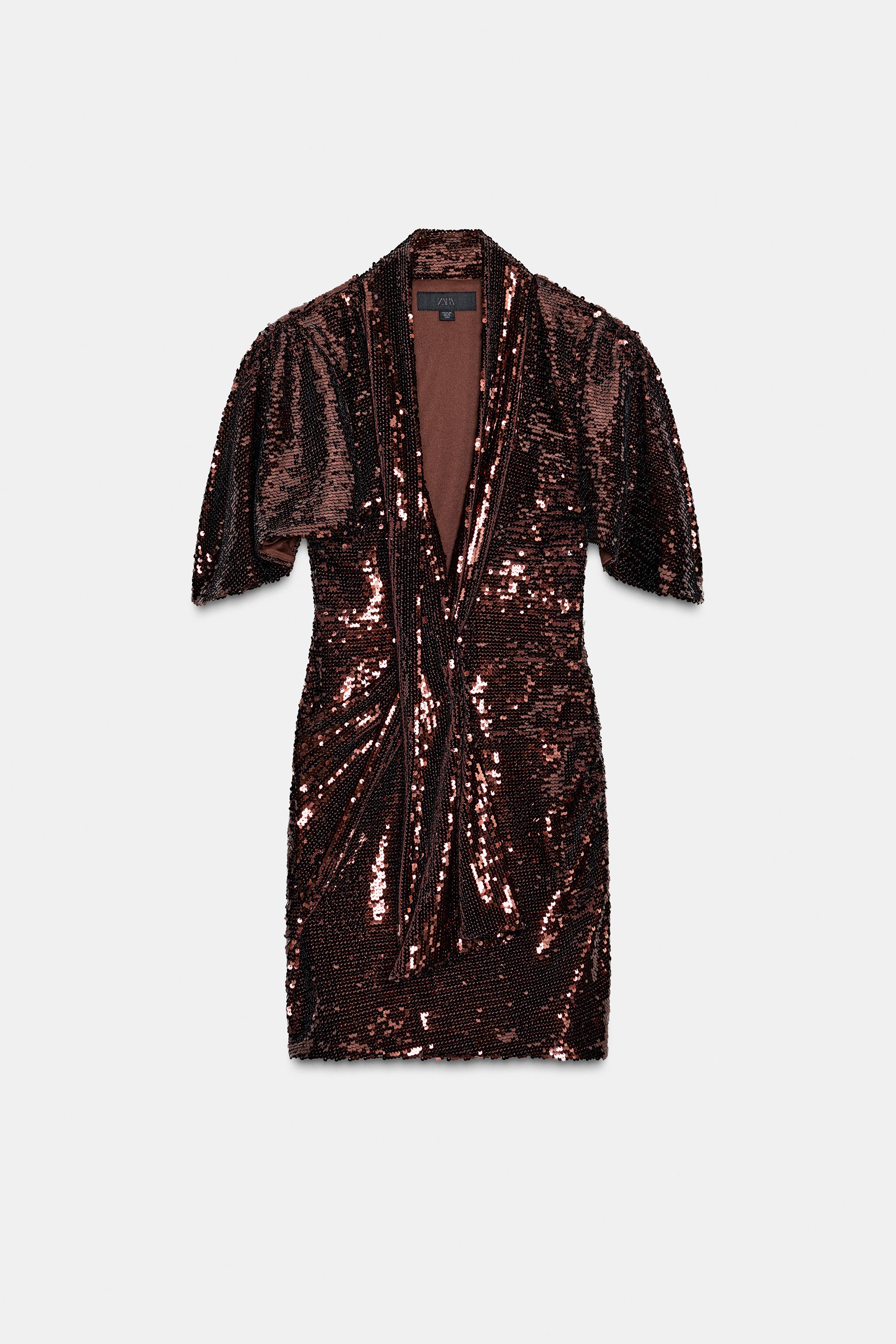 SHORT SEQUIN DRESS