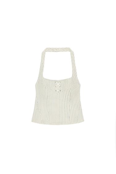 STRIPED HALTER TOP - Stripes by Zara