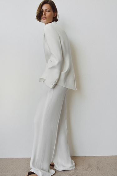 ENSEMBLE BLAZER ET PANTALON ZW COLLECTION - Bleu marine foncé de Zara - Image 3