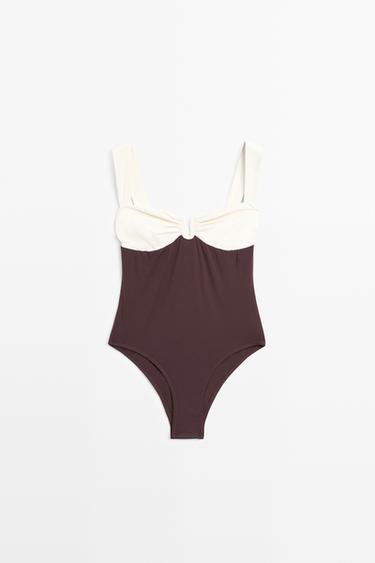 Zara Swimsuit with gathered detail - 734