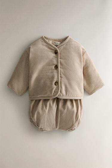 CHILDREN'S CORDUROY BLOOMERS - camel by Zara - Image 4