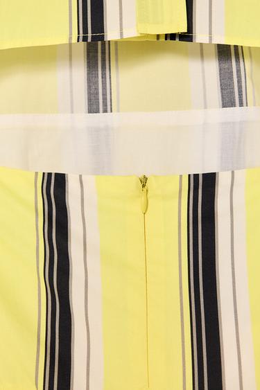 LIMITED EDITION STRIPED PUFF DRESS - Yellow by Zara - Image 6