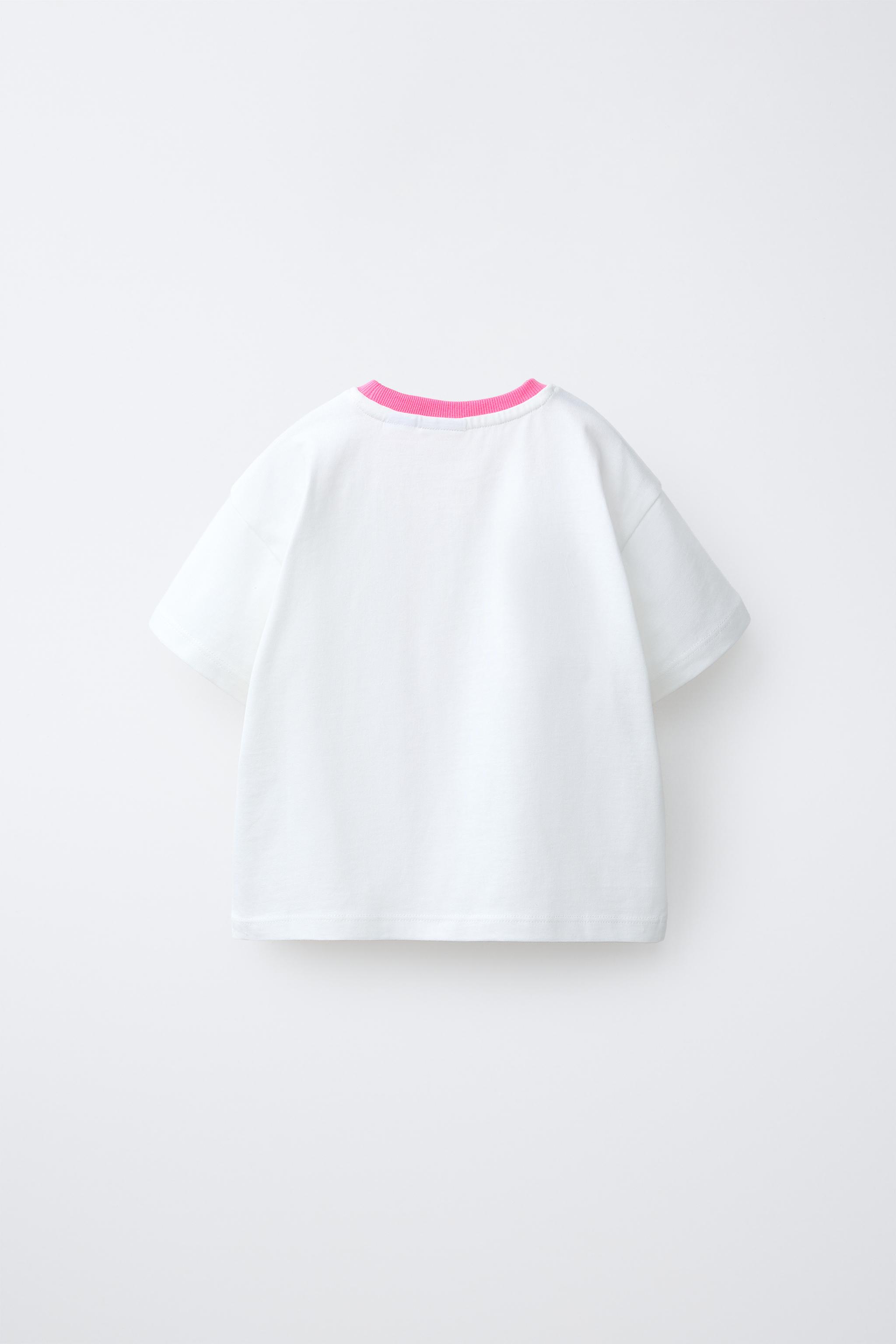 PRINTED MOTIF T-SHIRT — White