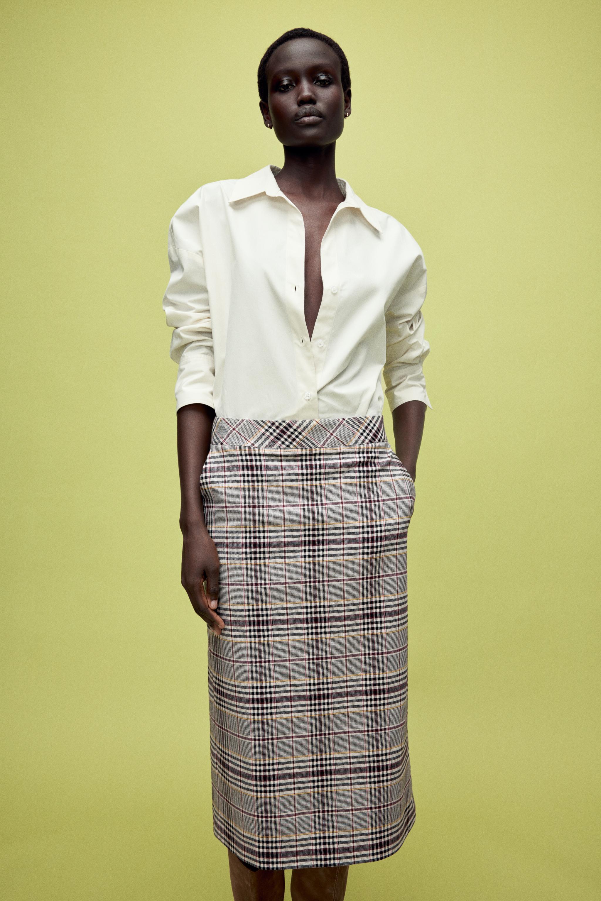 ANDMARY】Mia check skirt