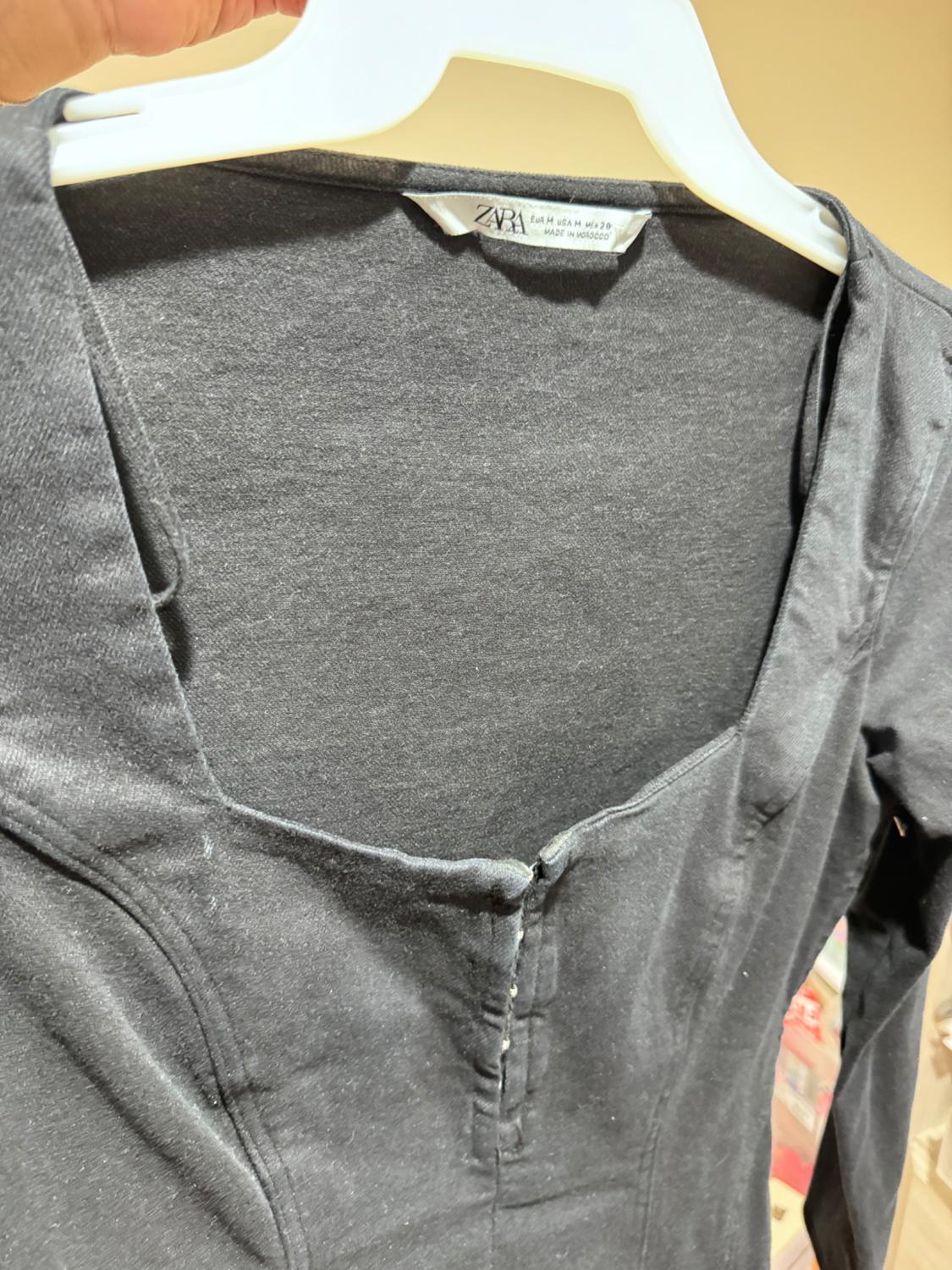 DENIM TRF DRESS - Image 3