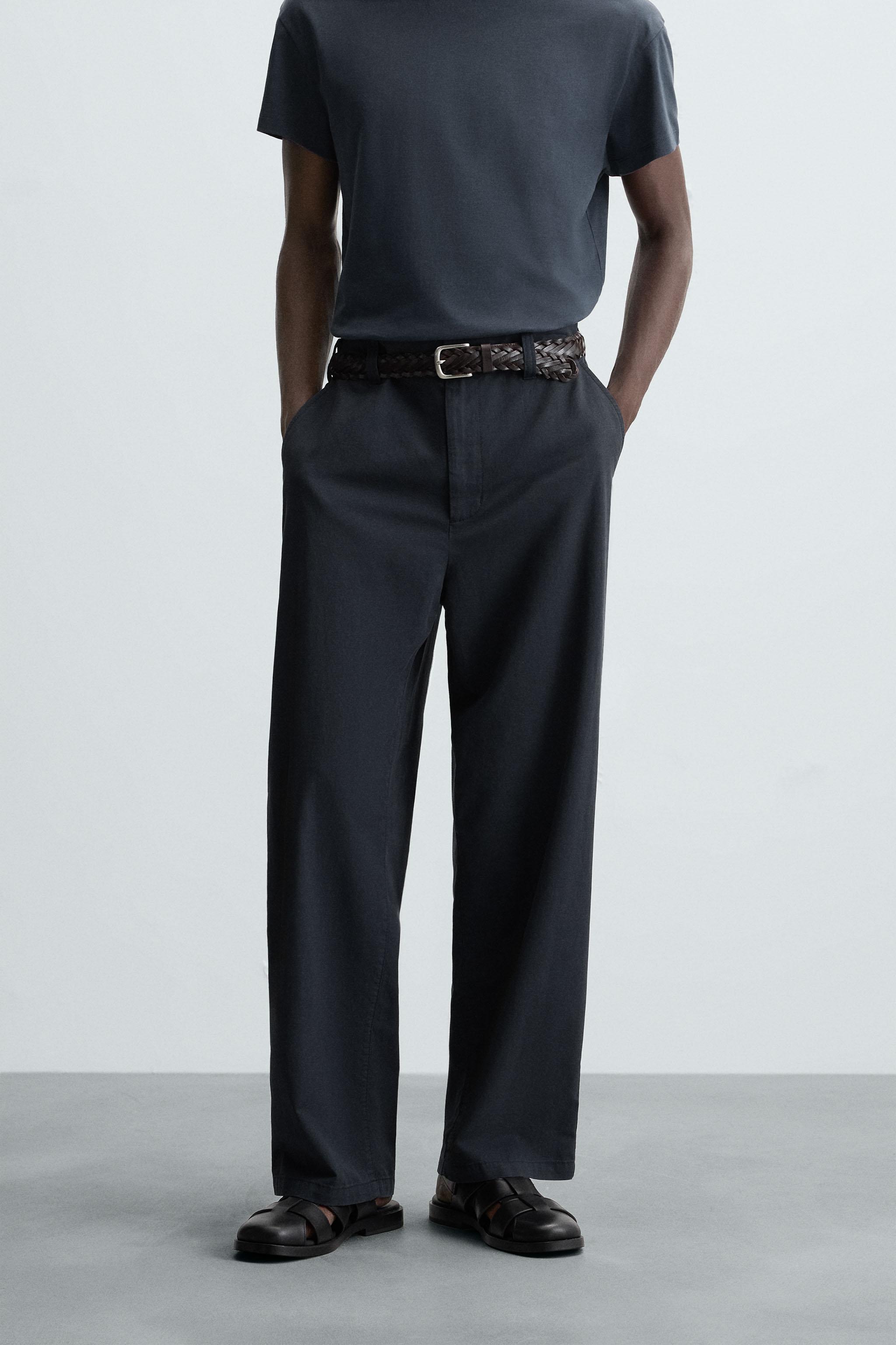 PANTALON REGULAR FIT STRUCTURÉ