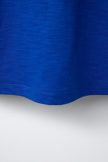 SLOGAN PRINT T-SHIRT - Bluish by Zara