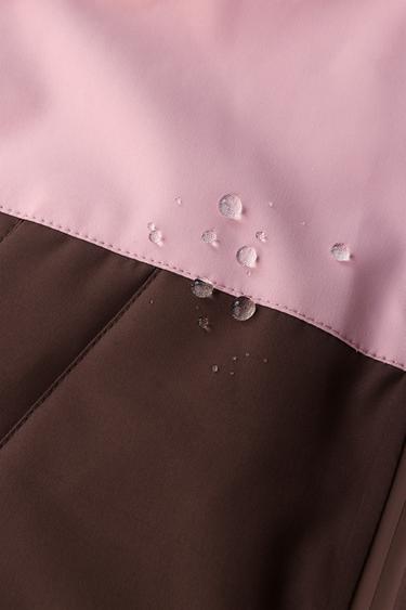 COLOUR BLOCK WATERPROOF AND WINDPROOF HOODED JACKET RECCO® SYSTEM SKI COLLECTION - Pink by Zara - Image 11