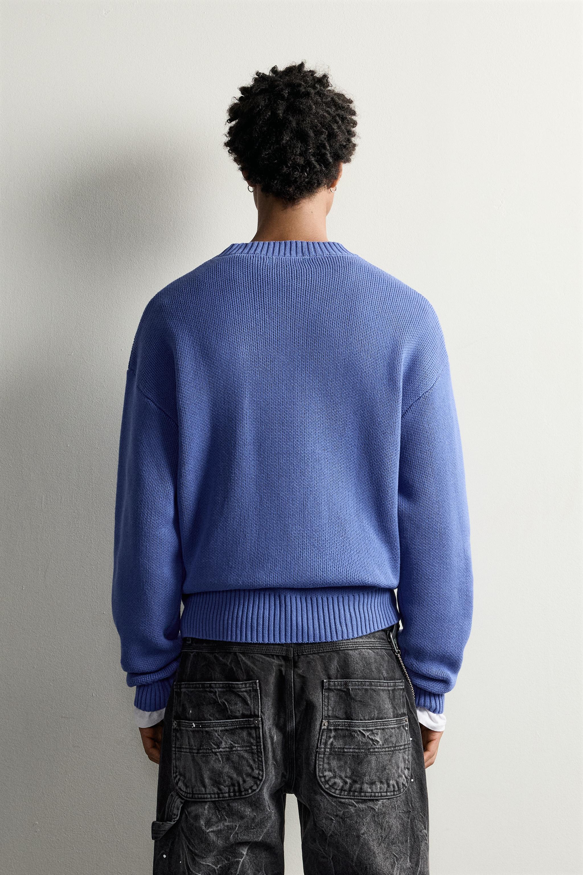 PULL COUPE DÉCONTRACTÉE 100% COTON
