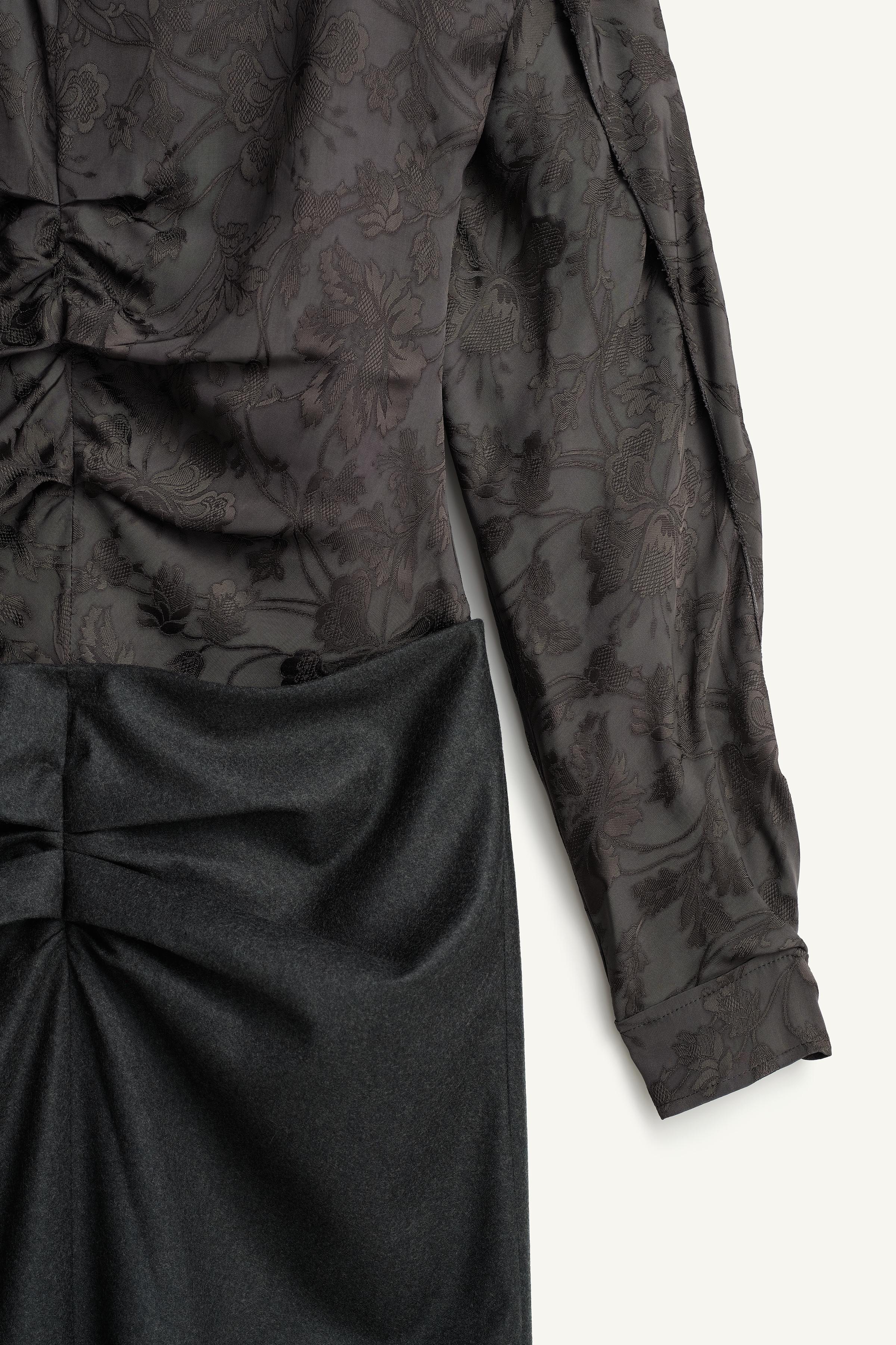 LIMITED EDITION JACQUARD COMBINED DRESS