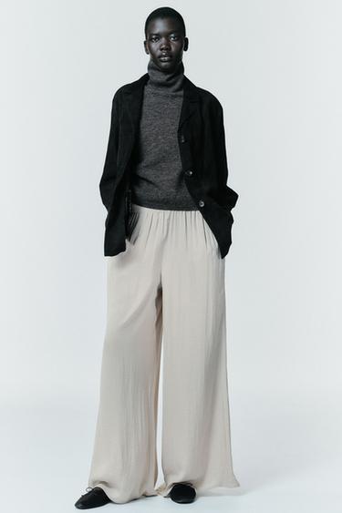 PANTALÓN FLUIDO ANCHO - Cava de Zara