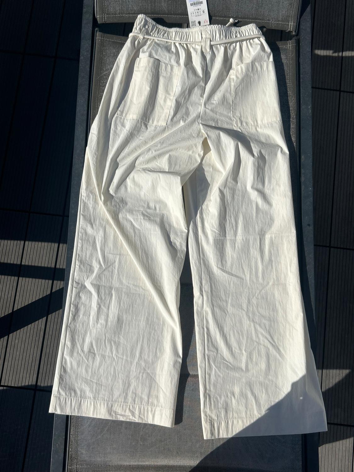 ZW COLLECTION POPLIN TROUSERS - Image 3