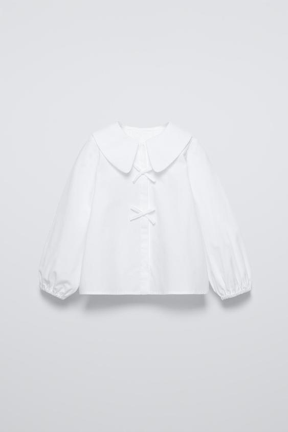 Zara White Poplin Set
