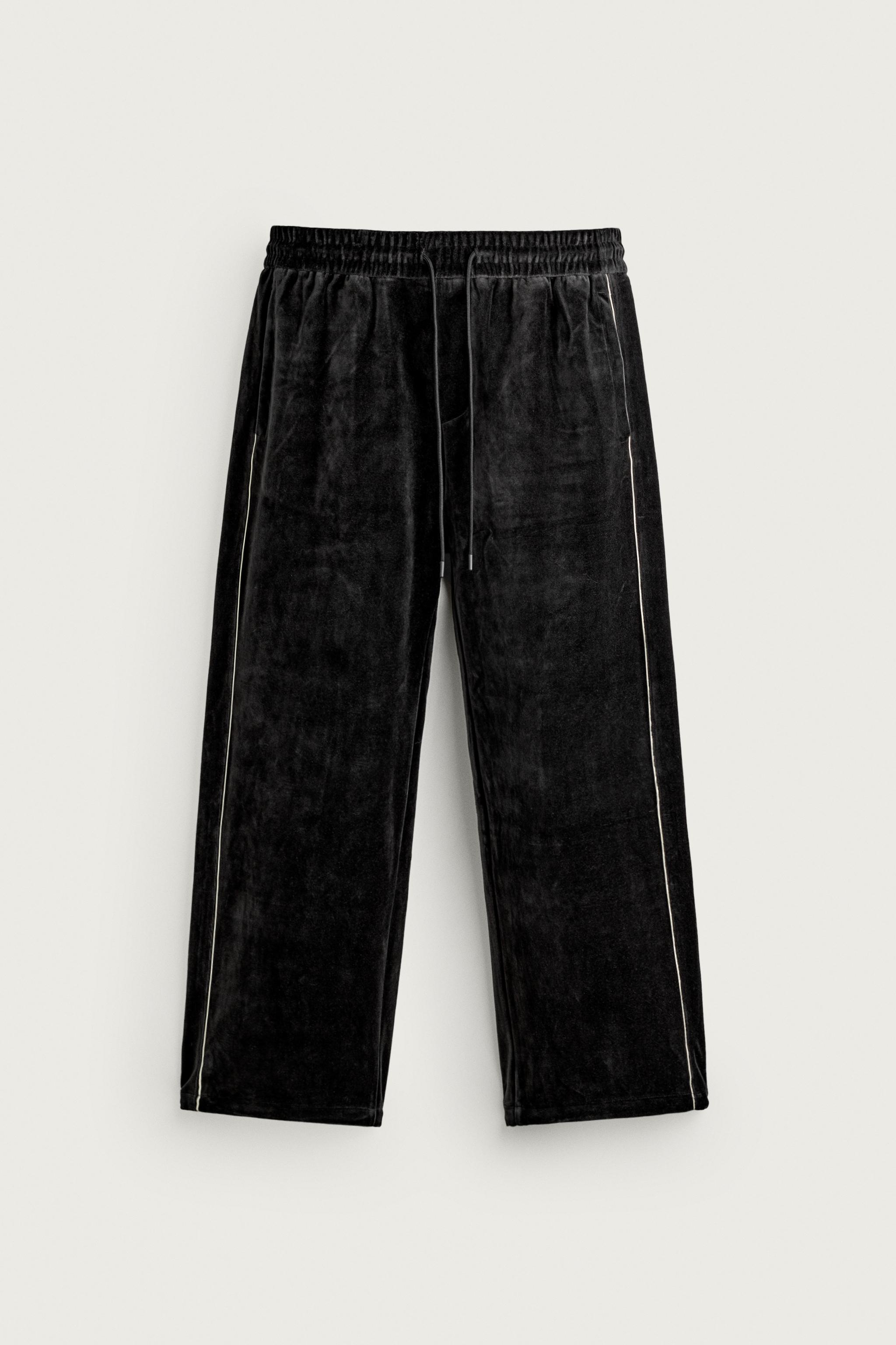 RETRO VELOUR TRACK PANTS
