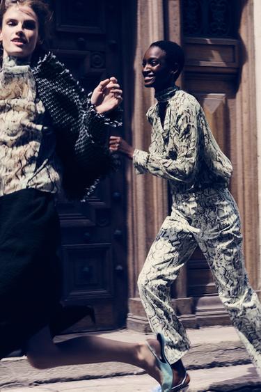 ANIMAL PRINT SHIRT - Snake by Zara