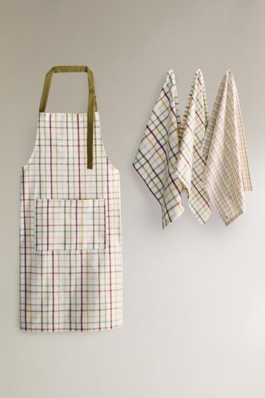 DYED THREAD APRON - Green by Zara - Image 0