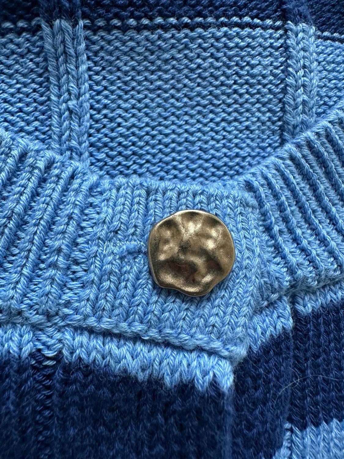 STRIPED CABLE-KNIT TOP - Image 4