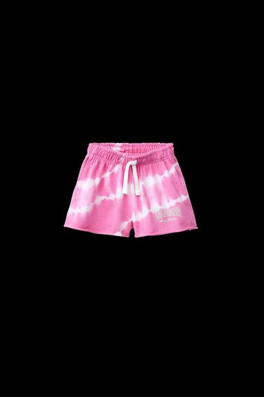 BERMUDA TIE DYE - Fucsia de Zara