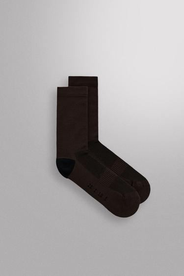 CYCLING SOCKS - Brown by Zara - Image 1