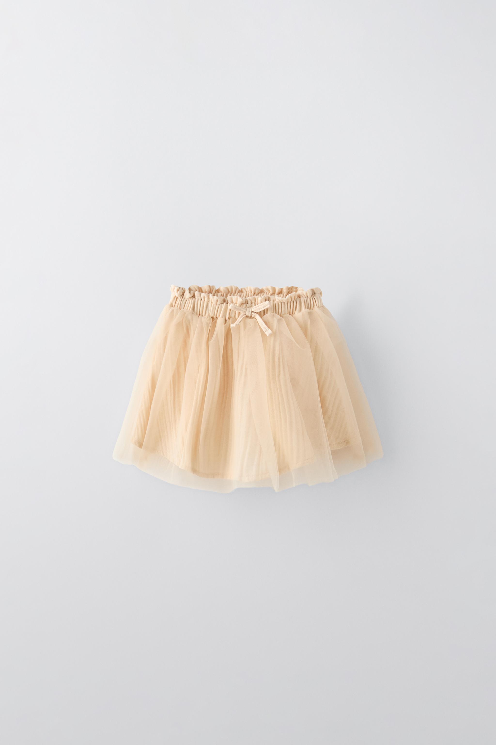 JUPE EN TULLE Mauve fonce ZARA France