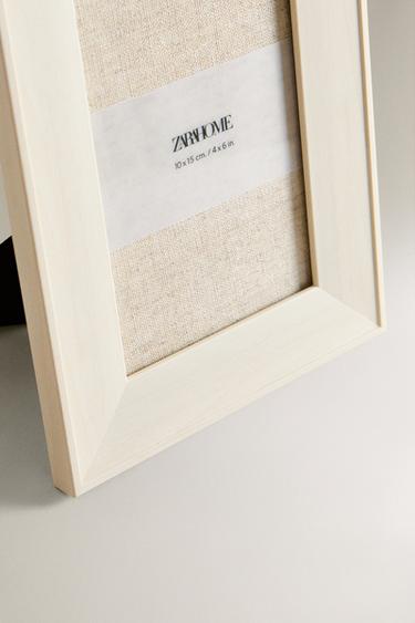 PLAIN WOODEN PHOTO FRAME - White by Zara - Image 2