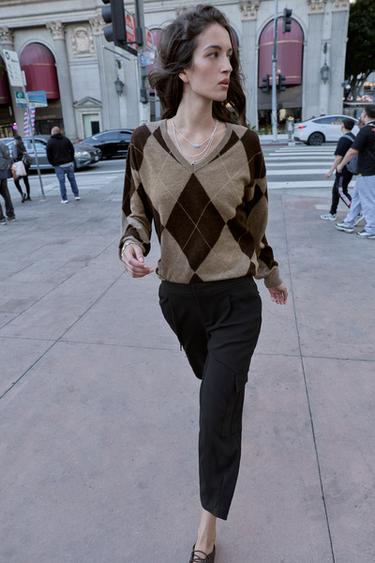 CARROT FIT CARGO TROUSERS - Black by Zara - Image 0