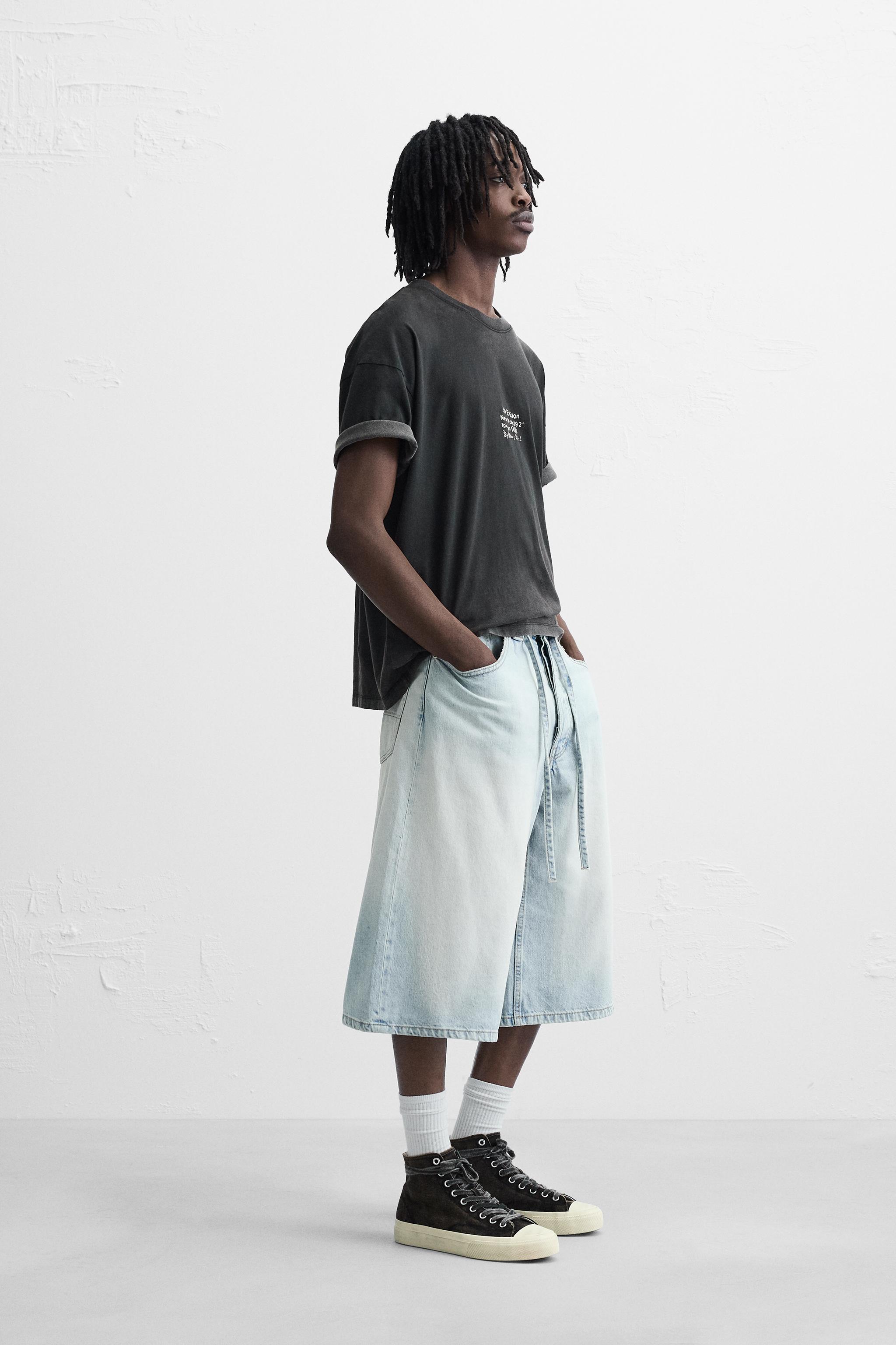 パッチ グラデーション Tシャツ - ダークアンソラジット | ZARA