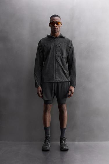 Zara 2-IN-1 TRAINING SHORTS - Black