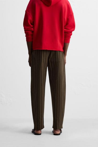 STRIPED BALLOON FIT TROUSERS © OTIS KWAME KYE QUAICOE - Brick by Zara - Image 2